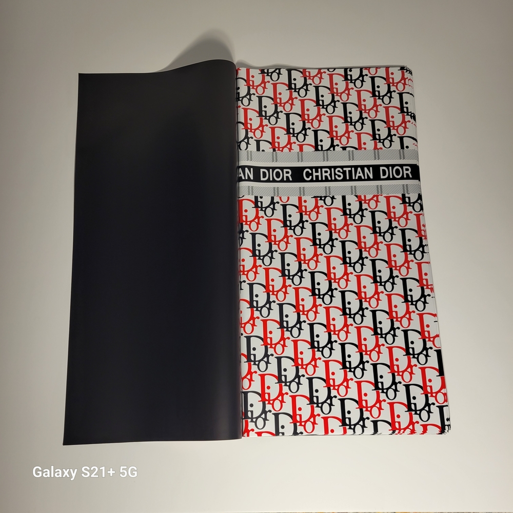Lux Wrapping Paper Red & Black